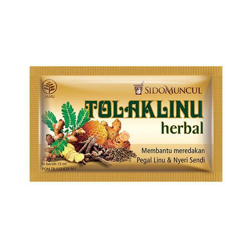 TOLAK LINU HERBAL SACHET MINT Sidomuncul - Meredakan Pegal Linu dan Nyeri Sendi Tolaklinu