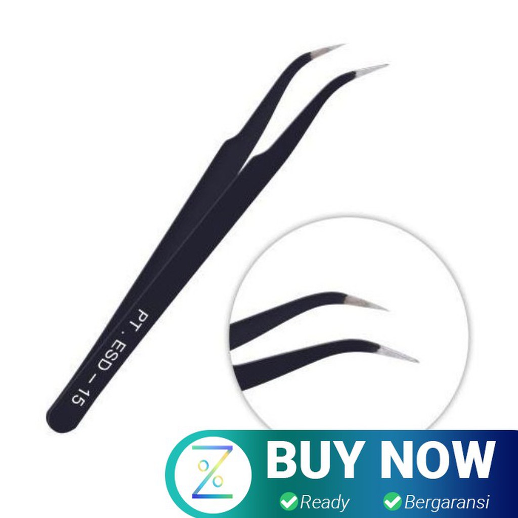 Eagle Beak Pinset Siku Stainless Steel Laboratorium Tweezers Anti-stat