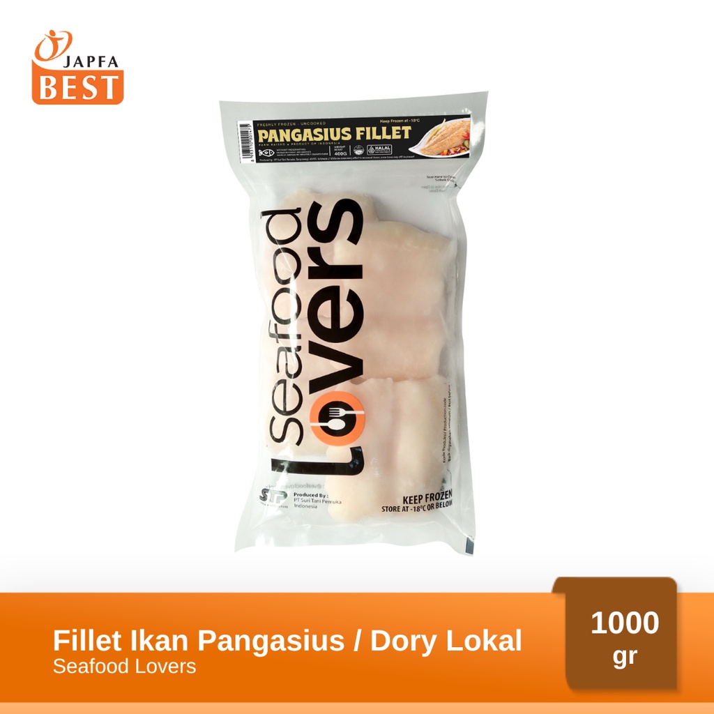 Fillet Ikan Pangasius / Ikan Patin / Dory Lokal Seafood Lovers 1000 gr