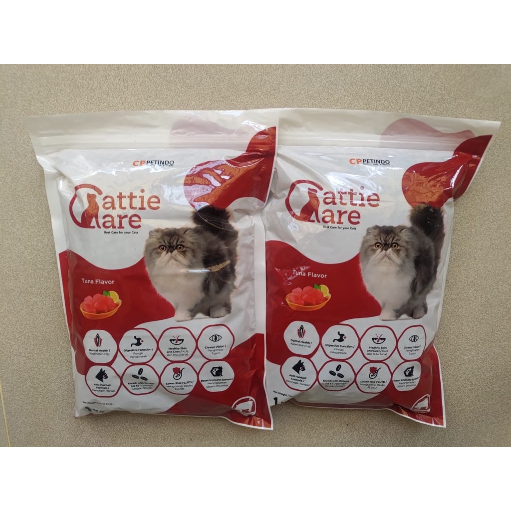 Cattie Care Tuna Adult Cat Food Repack 800gr