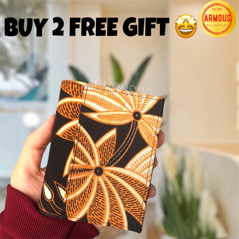 DOMPET KARTU CARD HOLDER ELEGAN PRIA WANITA BATIK PREMIUM