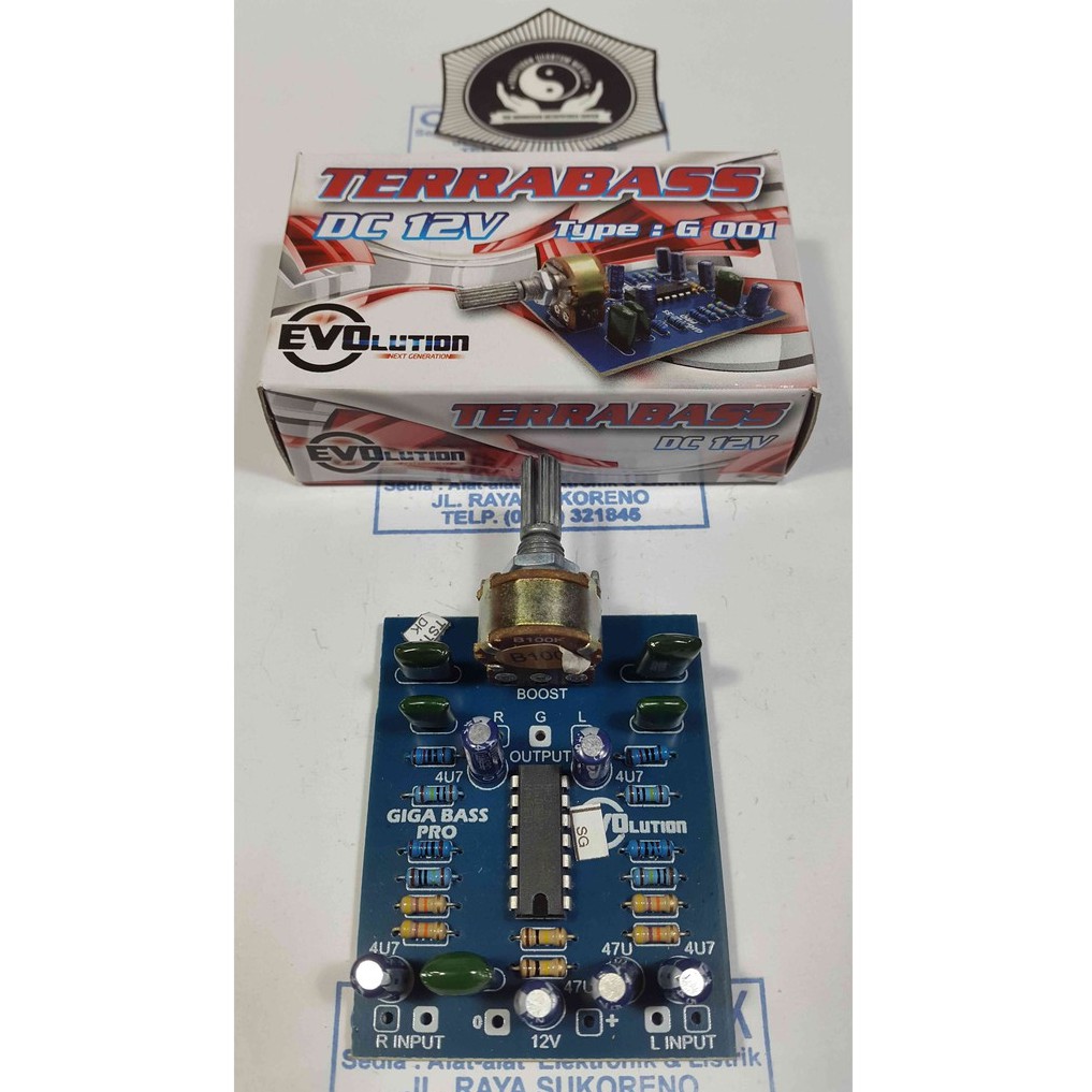 KIT GIGA BASS super bass stereo pakai ic LM 324