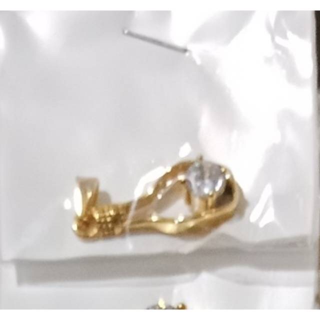 Liontin Titanium Emas Anti Karat Anti Luntur 100% Titanium Asli Titanium Stainlis Titanium Emas