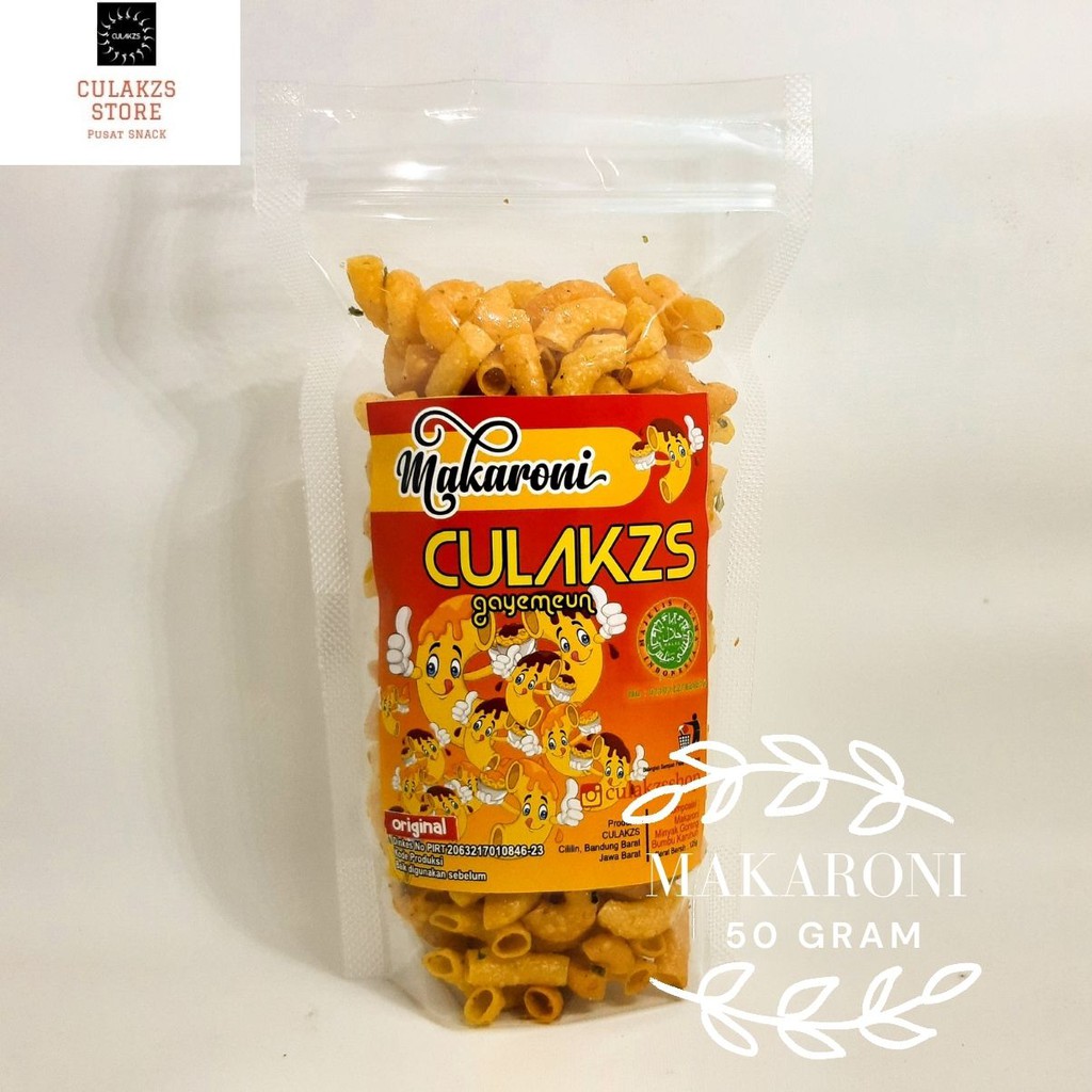 

MAKARONI BANTET DAUN JERUK MAKANAN RINGAN KHAS OLEH OLEH BANDUNG SNACK CEMILAN CAMILAN CULAKZS 50 GR