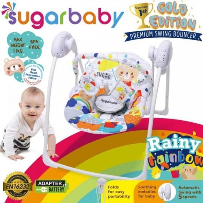 Sugar Baby Premium Swing Bouncer / Ayunan Bayi / Ayunan Bayi Elektrik