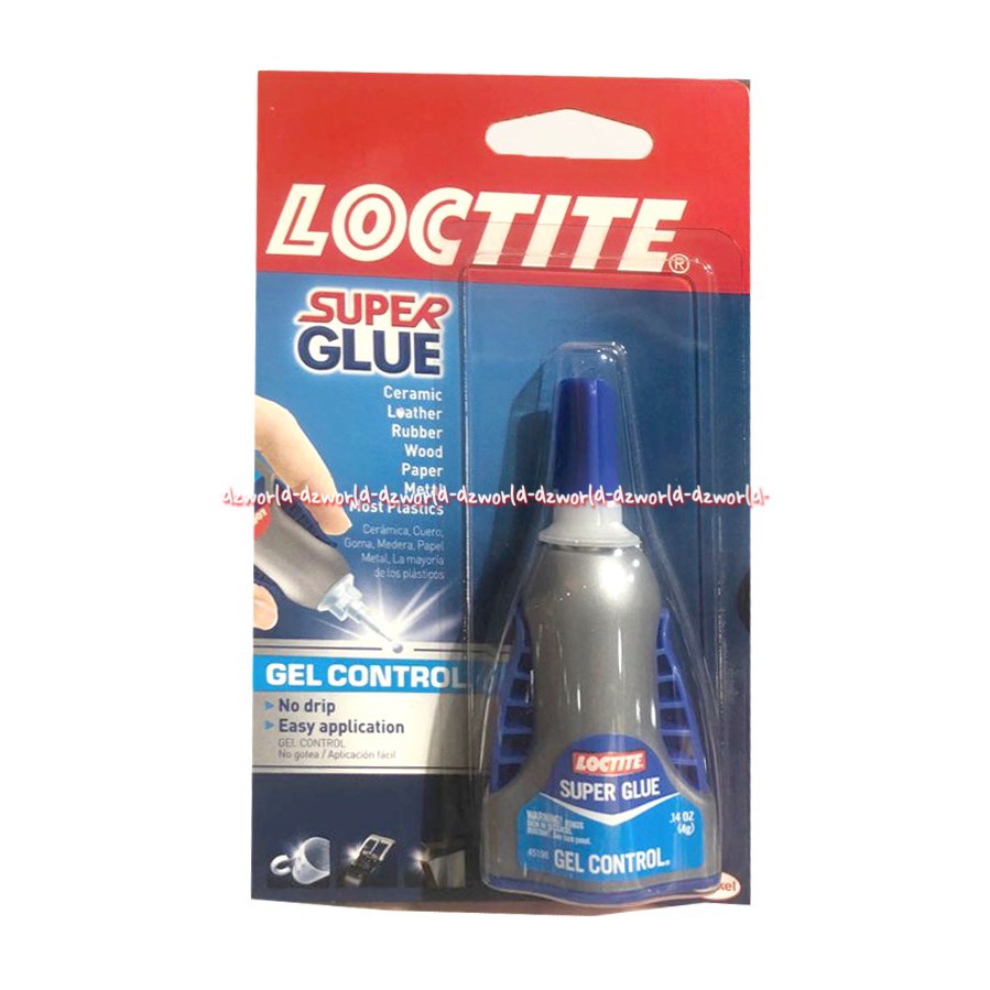 

Loctite Super Glue 4gr Gel Control Lem Serbaguna Perekat Multifungsi 4 gr No Drip Easy Application Loctit Loktite