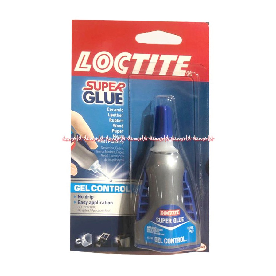 Loctite Super Glue 4gr Gel Control Lem Serbaguna Perekat Multifungsi 4 gr No Drip Easy Application Loctit Loktite