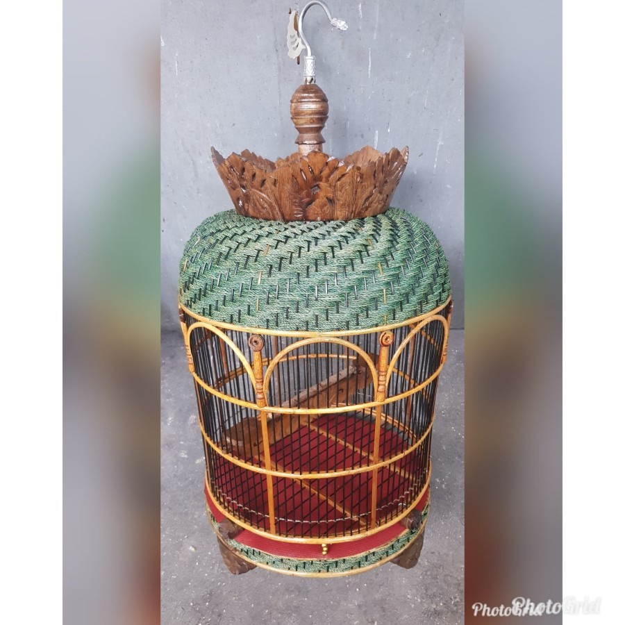 sangkar perkutut mataraman rajut mahkota