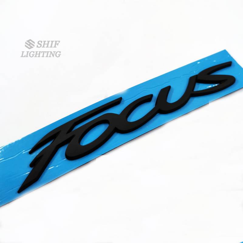 1pc Stiker Emblem Tulisan Focus Bahan Abs Untuk Bagasi Mobil Ford