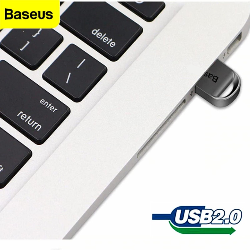 Baseus Flash Disk USB 2.0 Kapasitas 2TB Bahan Metal Anti Air