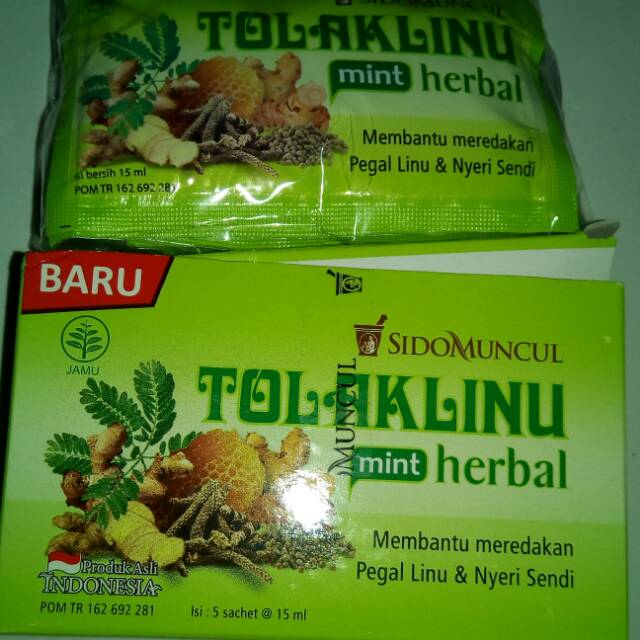 

Tolak Linu mint herbal isi 5