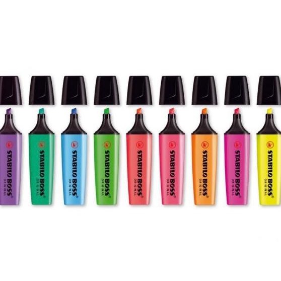 

STABILO BOSS ORIGINAL Ballpoint Highlighter Pastel Warna Pen Warna