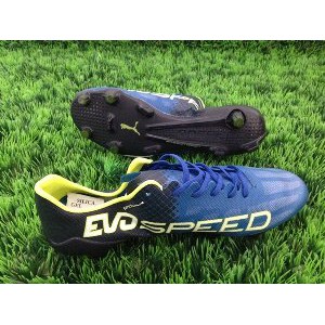 Sepatu Bola Puma Evospeed SL   Biru Hitam
