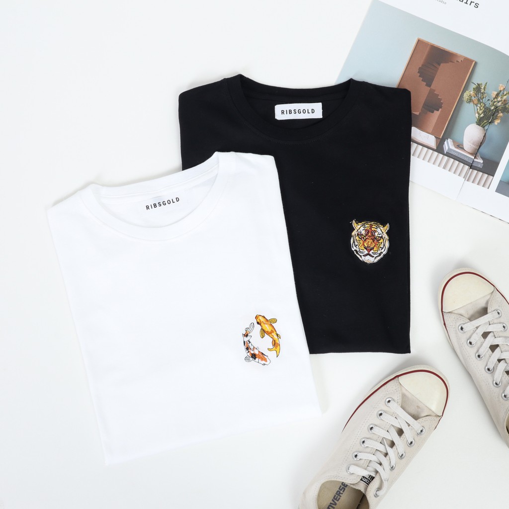 Tshirt Pattern Bordir Ribsgold