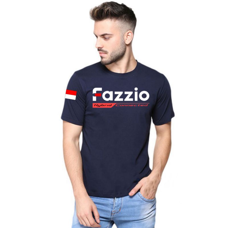 Kaos FAZZIO / Baju Kaos Yamaha FAZZIO Hybrid Connected / Baju Otomotif FAZZIO Terbaru