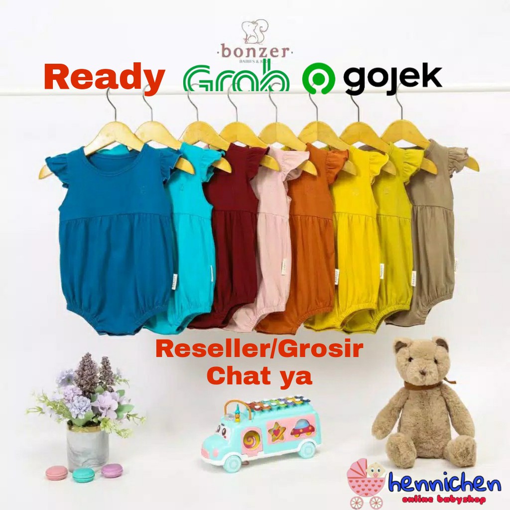 PROMO 7.7 PROMO BAJU LEBARAN MURAH BONZER Ruffle Jumpsuit Romper bayi, Jumpsuit bayi, jumper bayi, Pakaian bayi perempuan Part2