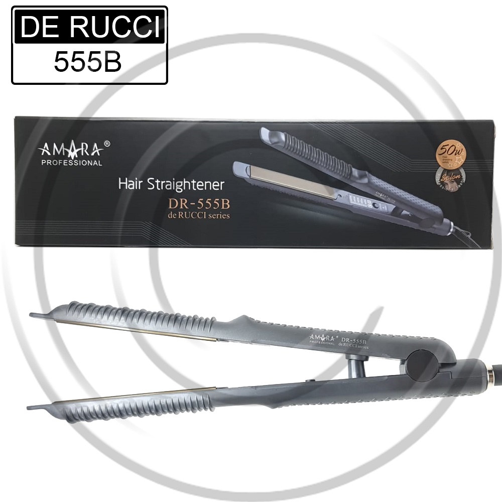 DE RUCCI / DR-555B / Catokan Rambut 2in1 Lurus &amp; Curly