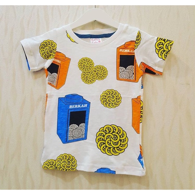 Kaos Anak Full Print/Motif Kaleng Kerupuk/Cutton Cute