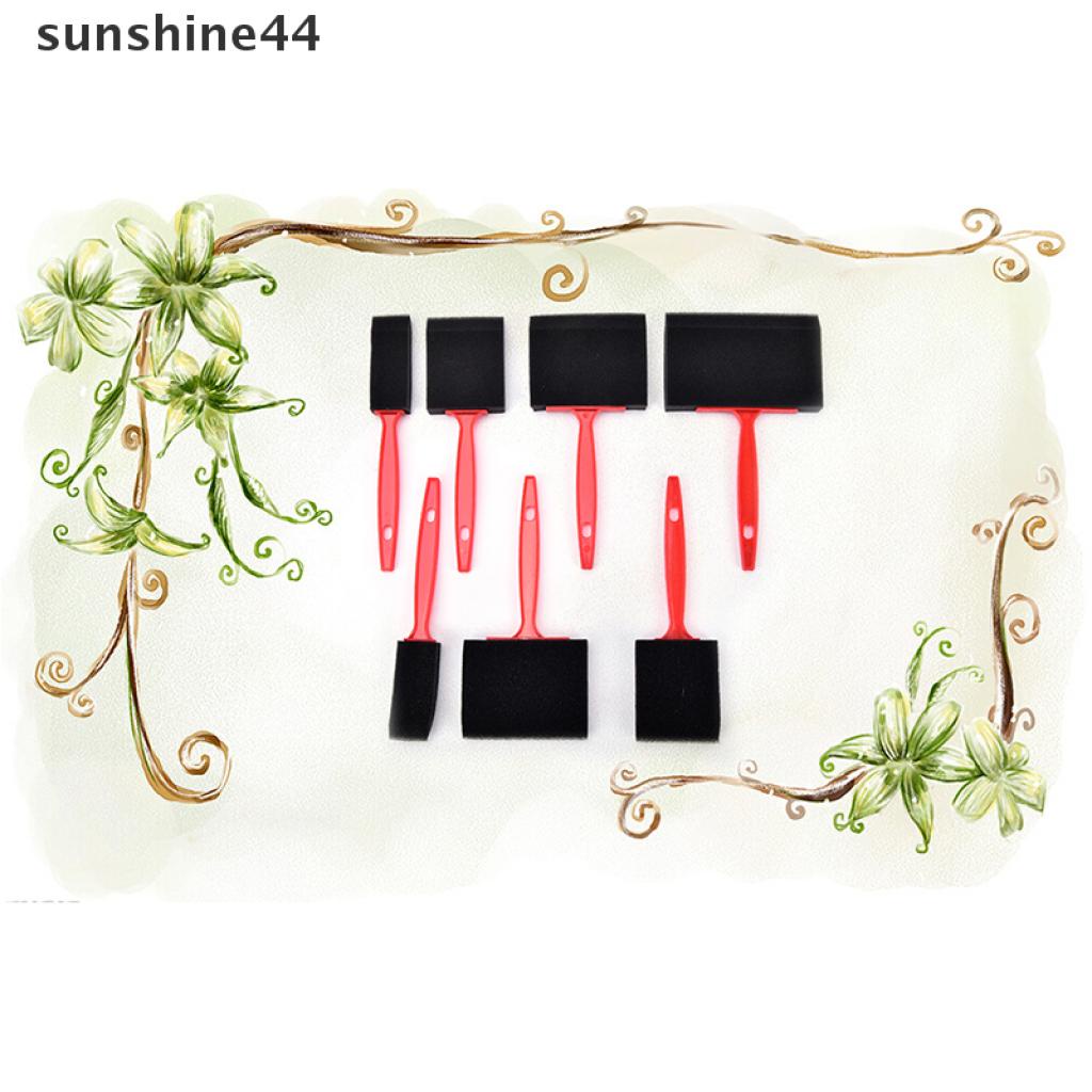 Sunshine Set Kuas Spons Busa Polyurethane Untuk Cat Minyak