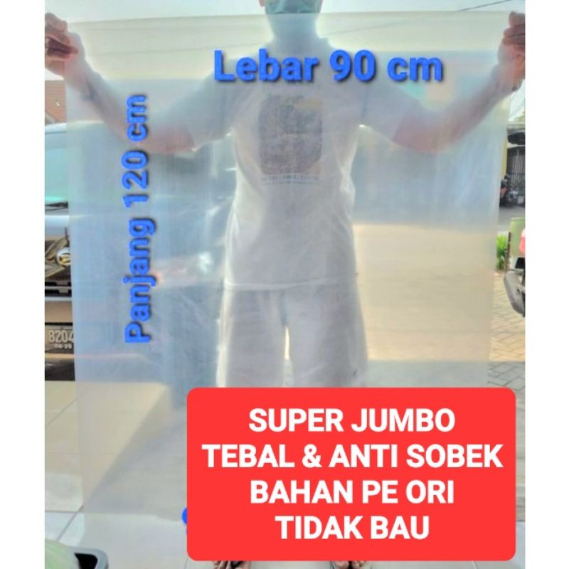 Jual Plastik Tebal 90x120cm Plastik Besar Bening Plastik Jumbo Transparan Kantong Plastik 7386