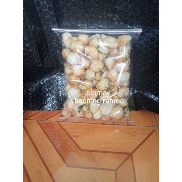 

siomay mini kering original renyah gurih exstra daun jeruk isi 500grm