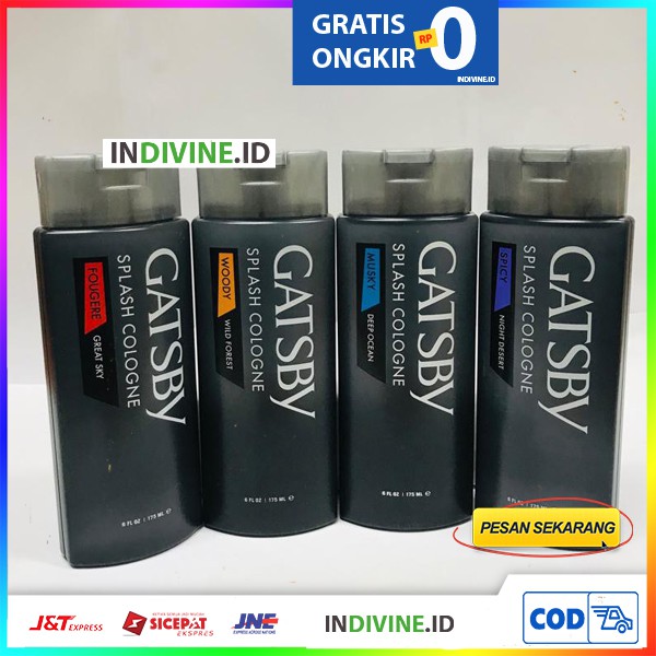 Gatsby Splash Cologne Musky Woody Spicy Parfume