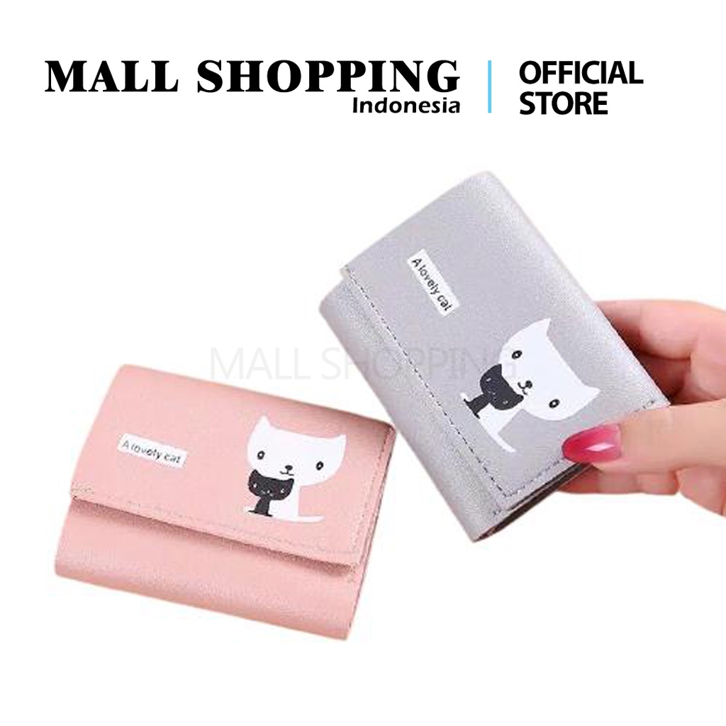 (COD) DOMPET LIPAT DOMPET WANITA DOMPET MINI MALL SHOPPING