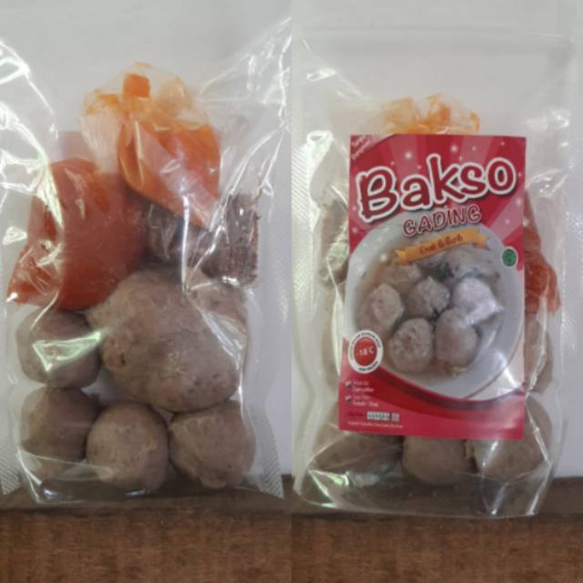 

Bakso Urat Gading Komplit Dengan Bumbu dan Sambel