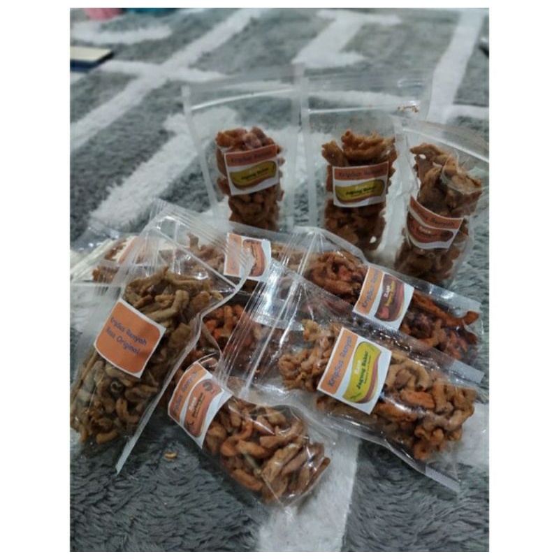 

keripik usus ayam/ KripSus / kripik kriuk /keripik usus aneka rasa