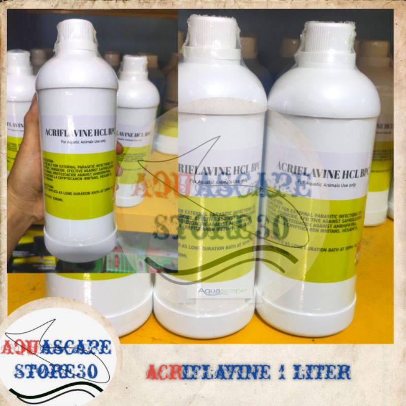 acriflavine hcl 1 liter / acriflavine / acriflavine hcl / obat ikan