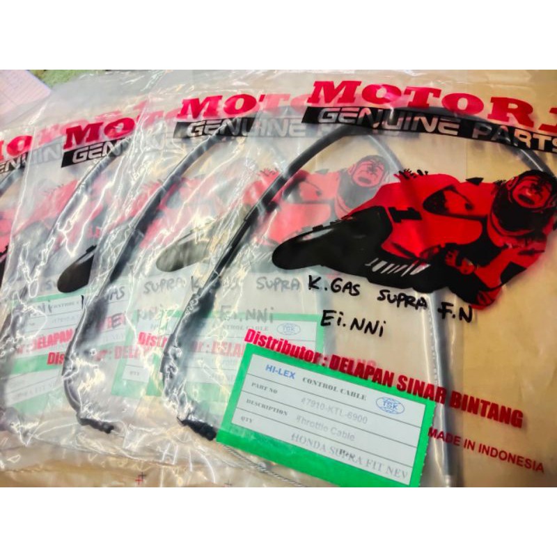 Kabel Gas Motor Supra Fit New
