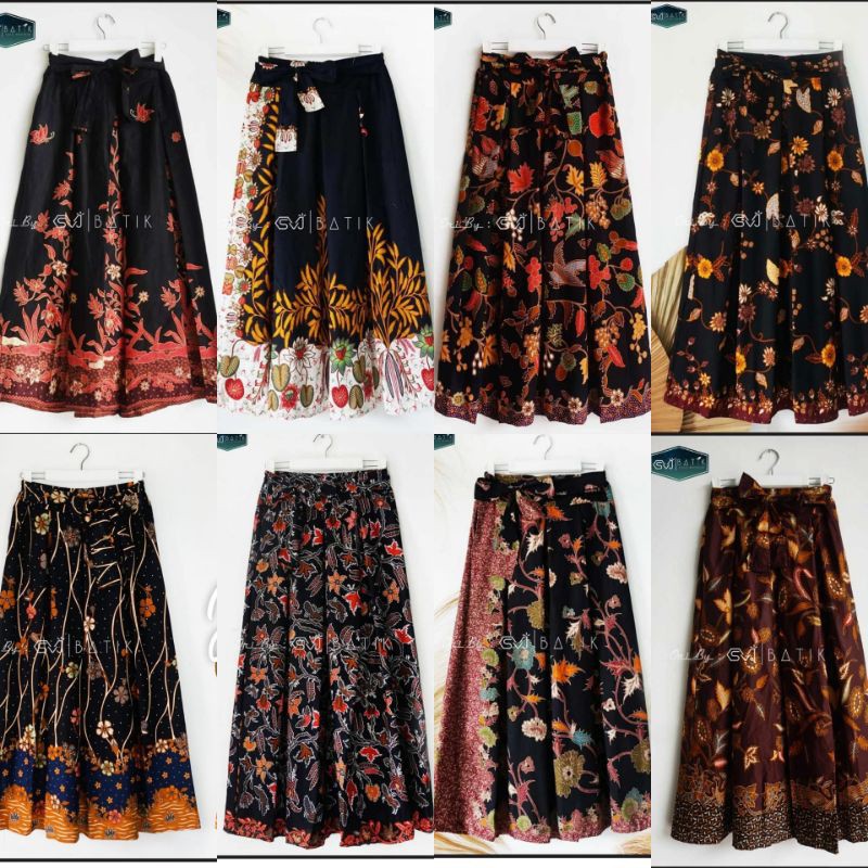 Rok Batik Warna Hitam, Coklat / Rok Batik Unggul Jaya / Rok Batik Kopeng sarangan javanika pandayan