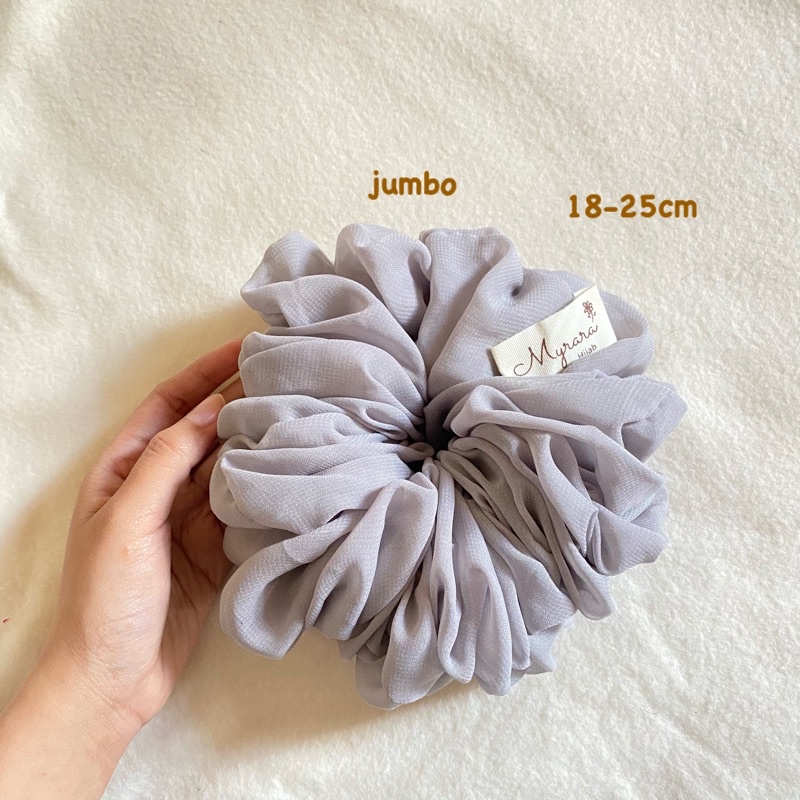 SCRUNCHIE JUMBO CEPOL HIJAB IKAT RAMBUT SCRUNCHI SCRUNCI