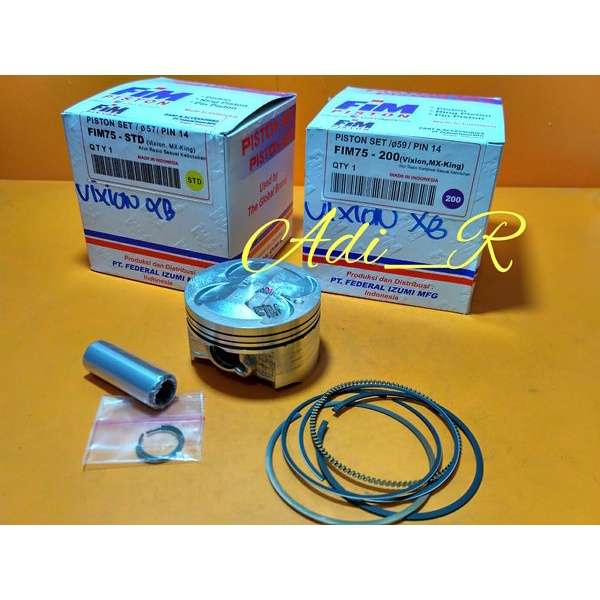 Beli PISTON KIT FIM JUPITER MX VIXION MX KING 57 mm sampai 60 mm Limited
