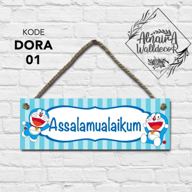 Wall Decor Pajangan Dinding Hiasan Rumah Walldecor Hiasan Dinding Motif Doraemon