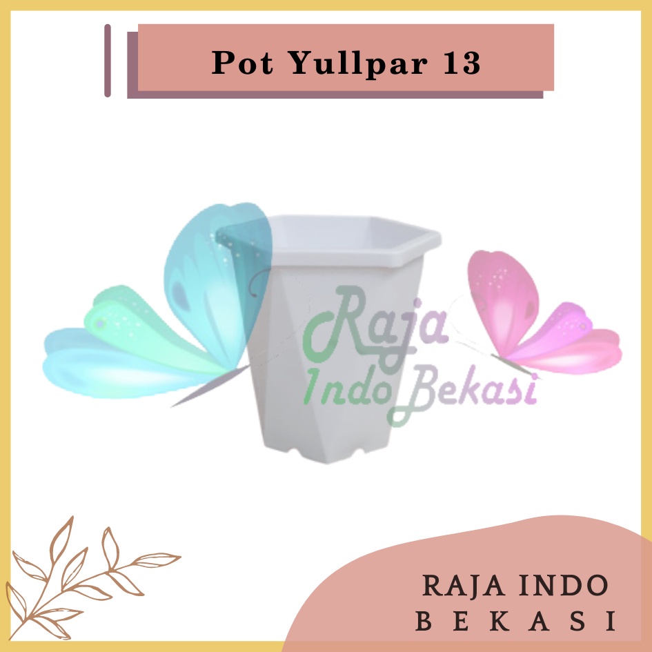Sekarganes Pot Yullpar 13 Diamond Hexagon Putih Mirip Pot Yogap Ypt 10 13 15 17 18 19 25 30 Putih Me
