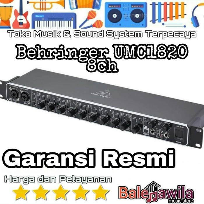 SOUNDCARD SOUND CARD BEHRINGER UMC1820 UMC 1820 8CHANNEL ORIGINAL