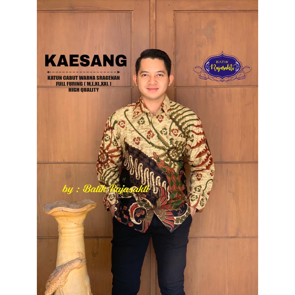 KAESANG RAJASAKTI KEMEJA BATIK SOLO PRIA LENGAN PANJANG LAPIS FURING ATASAN BATIK PREMIUM MODERN KATUN HALUS BAHUWIRYA  BANAMITRA BANAMITRA PUTIH BANGSAWAN BAYU PUTRA BERLIAN BIRU BHARATAYUDA BIMASENA BIRENDRA BIRU INDAH BRAHMAKERTA BRAHMAKERTA MERAH BUDI