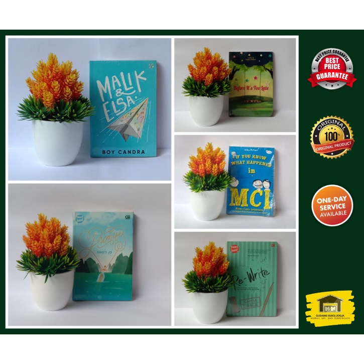 PAKET 5 BUKU Novel Malik & Elsa - Boy Candra (4)