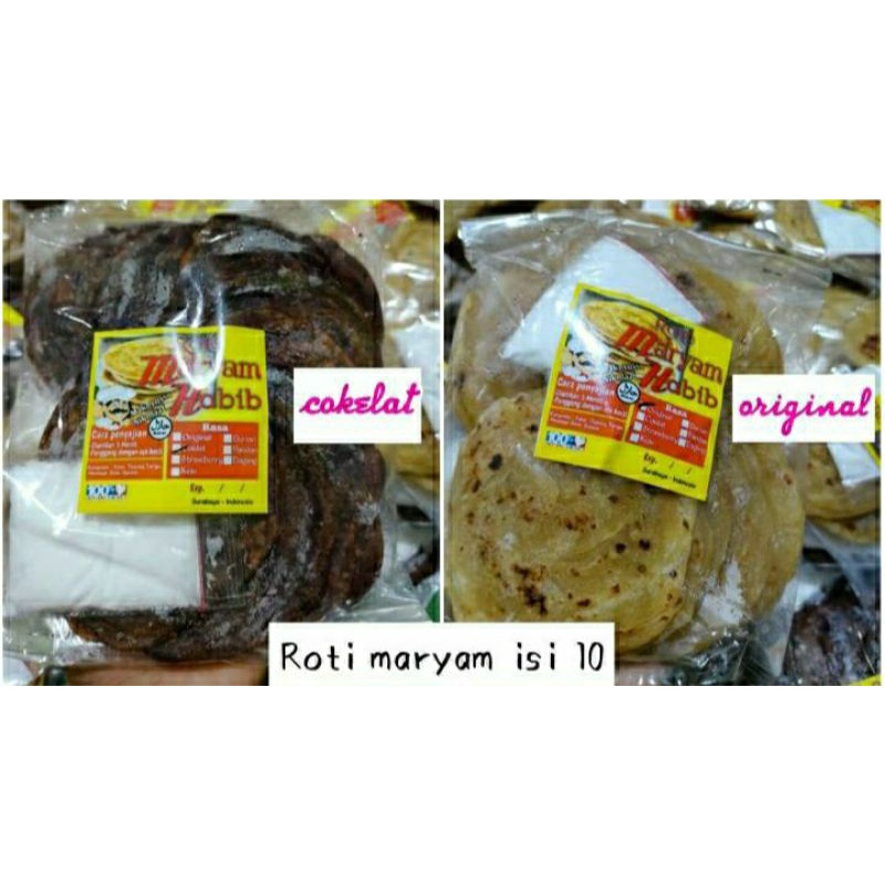 

Roti maryam frozen isi 10