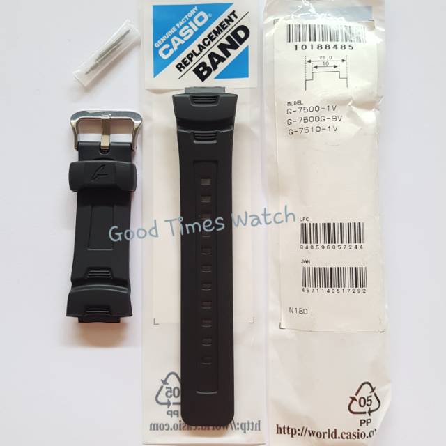 STRAP G-SHOCK G-7500-1V G 7500 G 7510 Casio Original