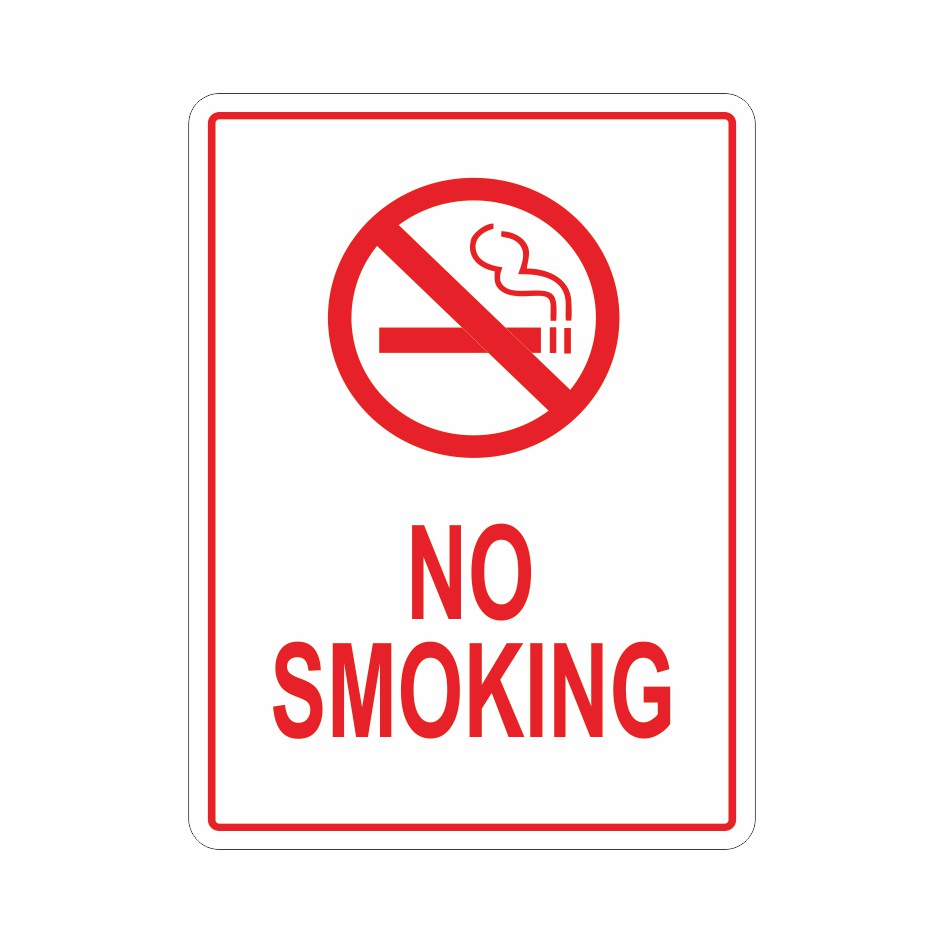 NO SMOKING ACRYLIC