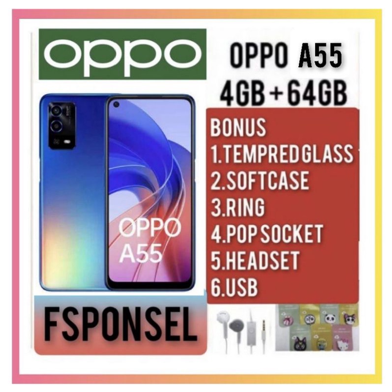 HP OPPO A55,A15 GARANSI RESMI