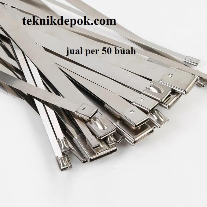 

Office & Stationery | Document Organizer | Kabel Tis Strapping 19 X 1000 Mm Cable Tie Stainless Ties Per 50 Buah | Best Seller