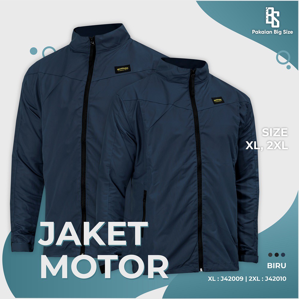 Jaket Jstro Krah Sixday Mayer Biru