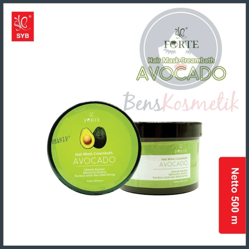 AVOCADO SYB FORTE HAIR MASK CREAMBATH BPOM / Hair mask crembath SYB