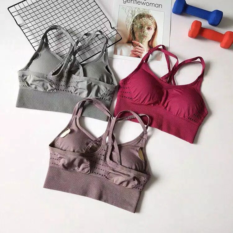 SPORTS BRA SENAM ZUMBA / YOGA / AEROBIC / GYM / FITNESS / RUNNING