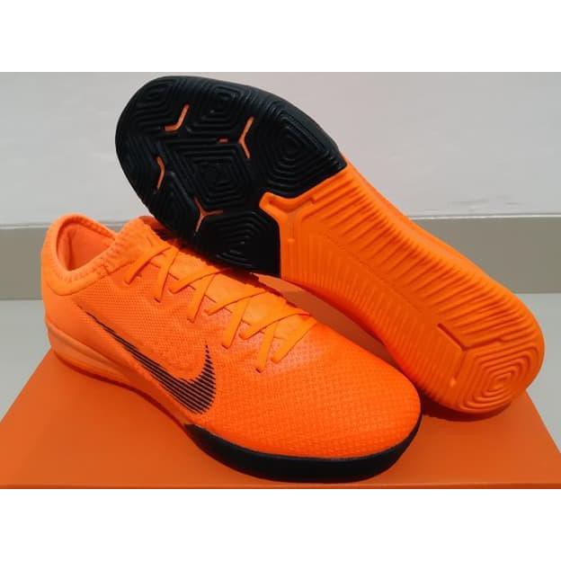 FUTSAL SHOES ORIGINAL GRADE SEPATU FUTSAL NIKE MERCURIAL VAPORX XII PRO TOTAL ORANGE KUALITAS