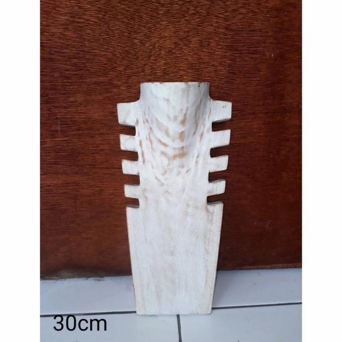 ] Display kalung kayu Pajangan kalung kayu Home decoration