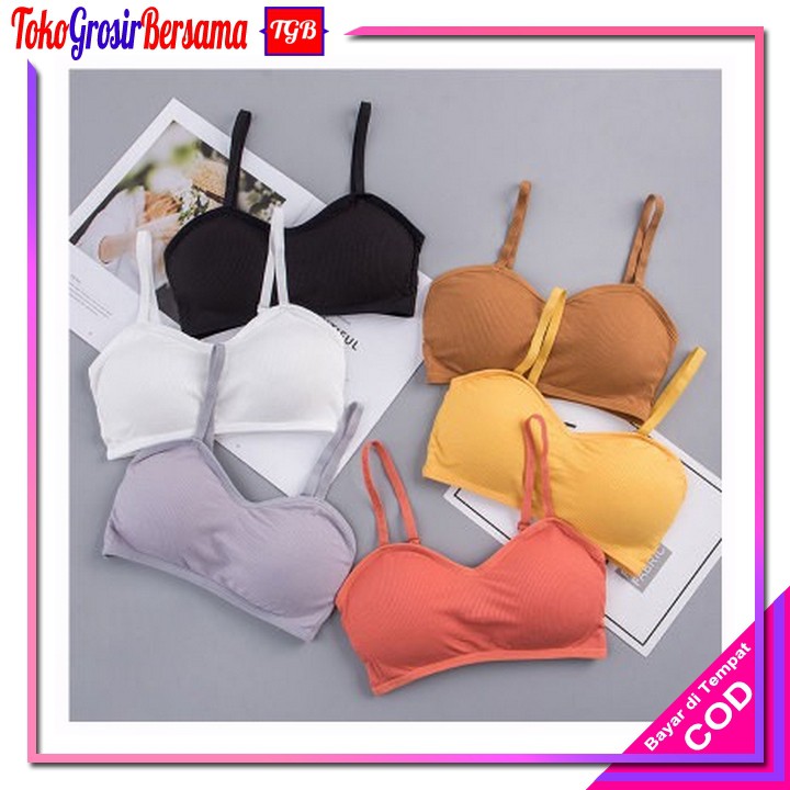 Bra Sport Korea Import Bra Wanita Tanpa Kawat